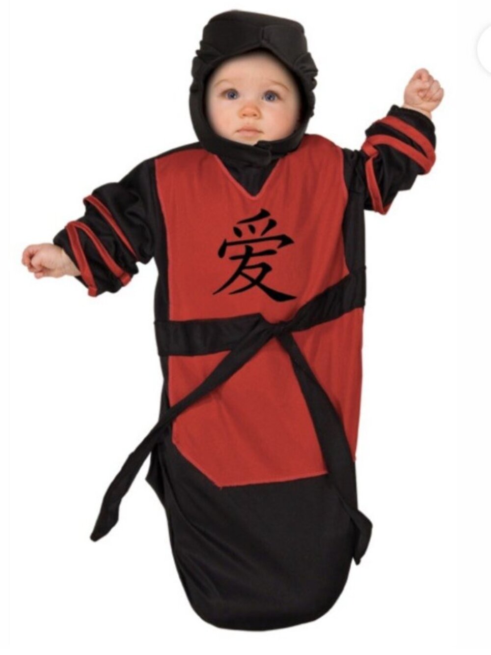BRAND NEW RUBIE'S 2PC BABY INFANT NINJA COSTUME SIZE 0-9 MONTHS - Picture 1 of 1